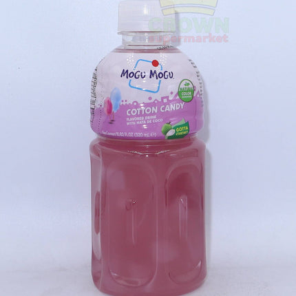 Mogu Mogu Cotton Candy Flavored Drink with Nata de Coco 320ml - Crown Supermarket