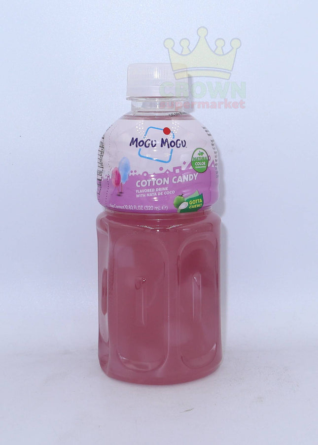 Mogu Mogu Cotton Candy Flavored Drink with Nata de Coco 320ml - Crown Supermarket