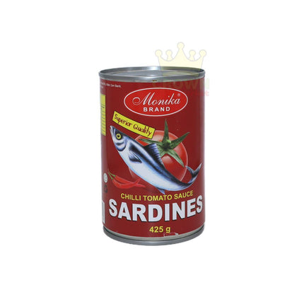 Monika Sardines Chilli Tomato Sauce 425g - Crown Supermarket