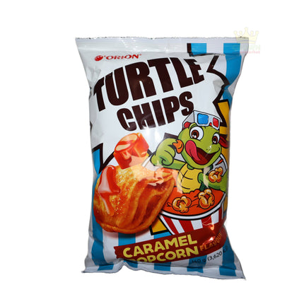 Orion Turtle Chips Caramel Popcorn Flavour 150g - Crown Supermarket