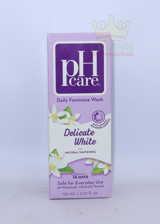 PH Care Delicate White Feminine Wash 150ml - Crown Supermarket