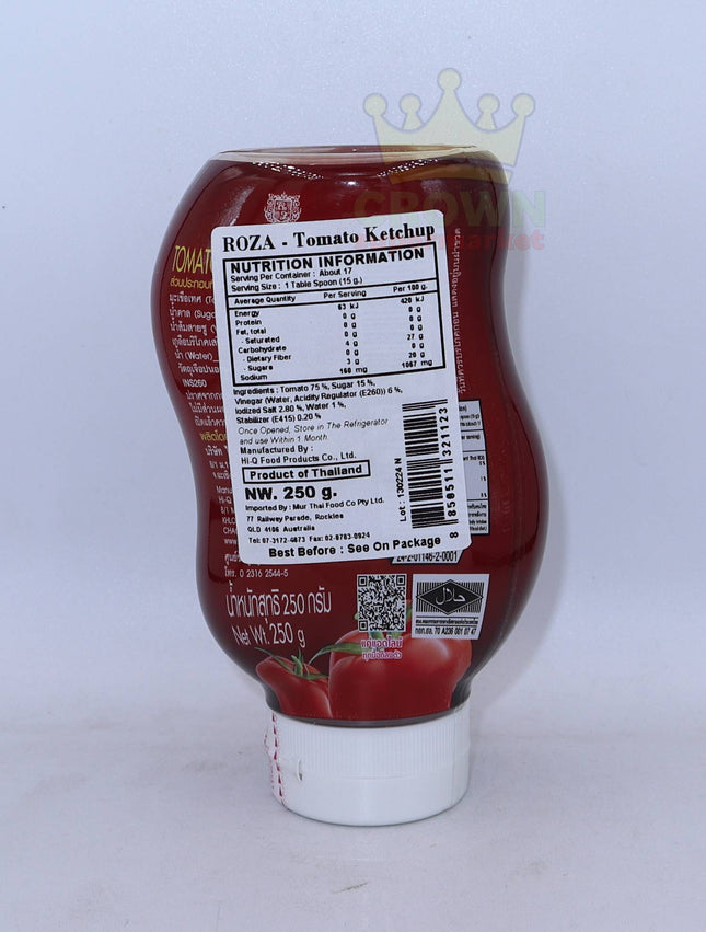 Roza Tomato Ketchup 250g - Crown Supermarket