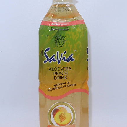 Savia Aloe Vera Peach Drink 500ml - Crown Supermarket