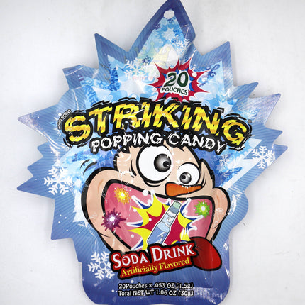 Striking Popping Candy Soda Drink 20x1.5g