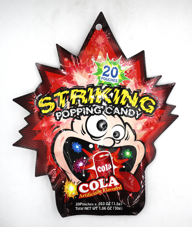 Striking Popping Candy Strawberry 20x15g - Crown Supermarket