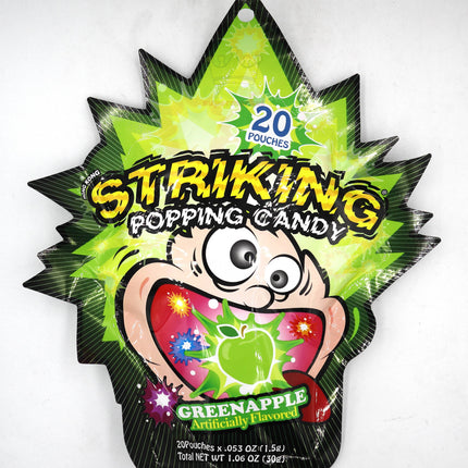 Striking Popping Candy Green Apple 20x1.5g