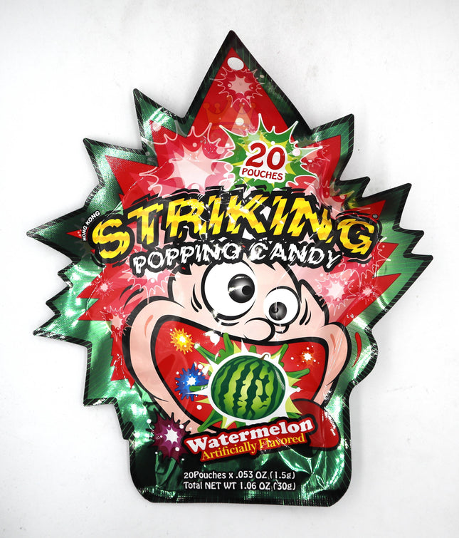 Striking Popping Candy Watermelon 20x1.5g