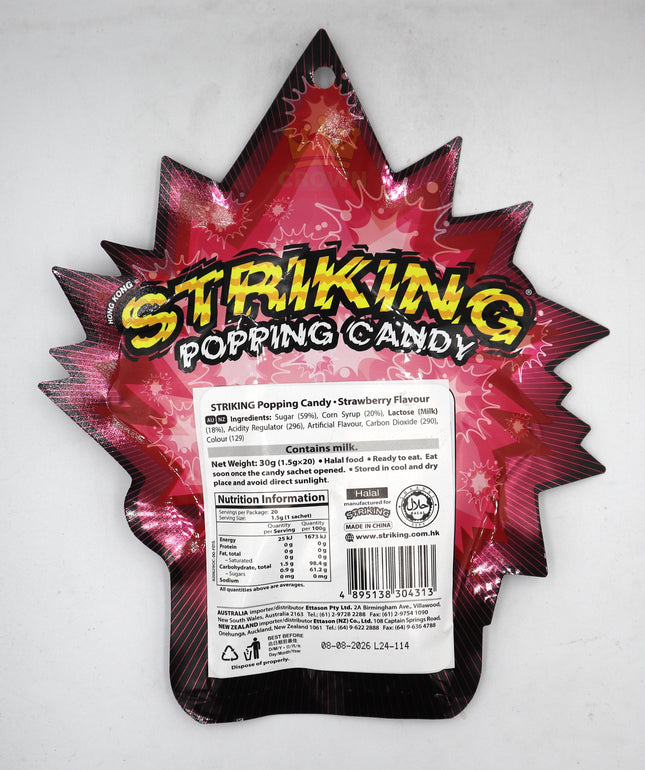 Striking Popping Candy Cola 20x1.5g - Crown Supermarket