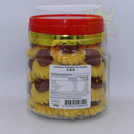Sugar Honey Sunflower Pineapple Tart Cookies 290g - Crown Supermarket