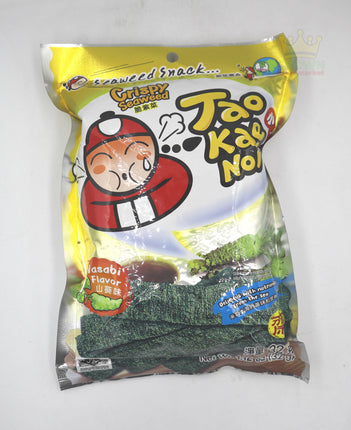 Taokaenoi Crispy Seaweed Snack Wasabi Flavor 32g