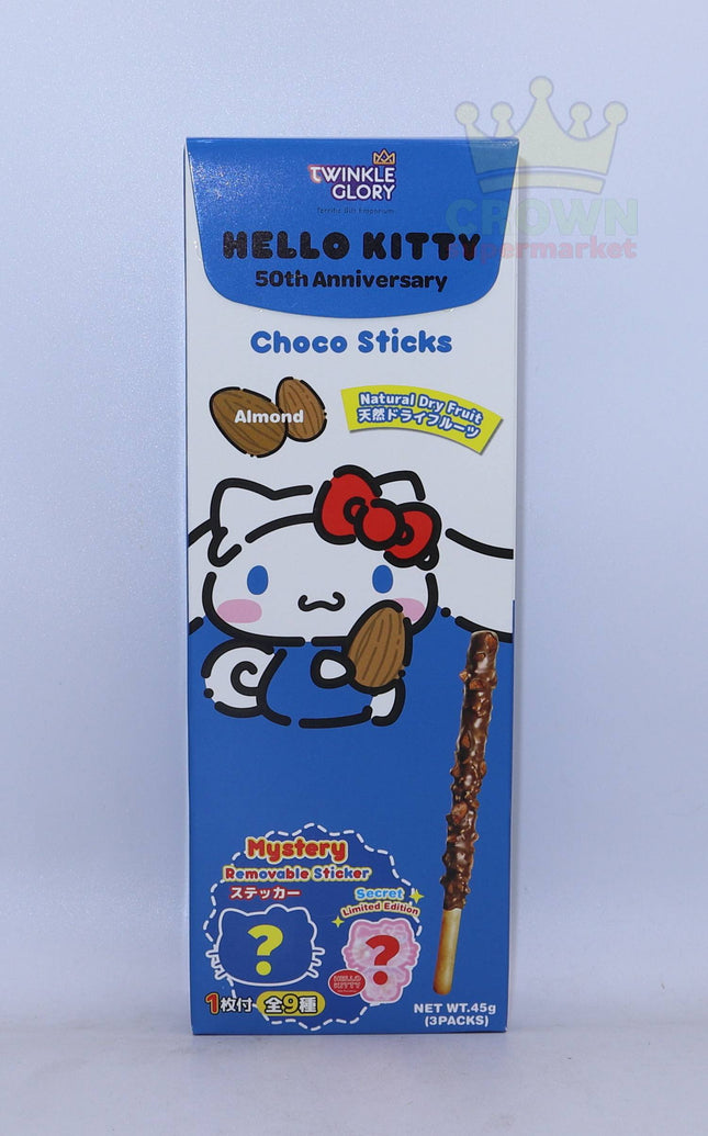 Twinkle Glory Hello Kitty Choco Sticks Almond 45g