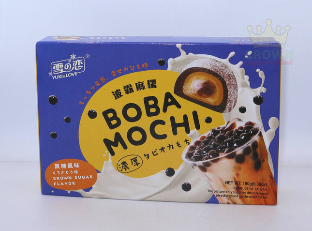 Yuki & Love Boba Mochi Brown Sugar Flavor 180g