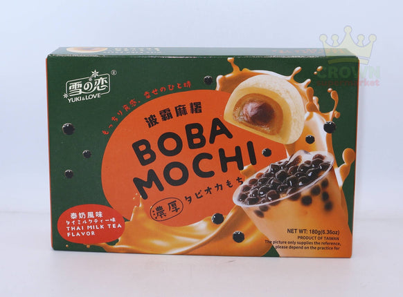 Yuki & Love Boba Mochi Thai Milk Tea Flavor 180g