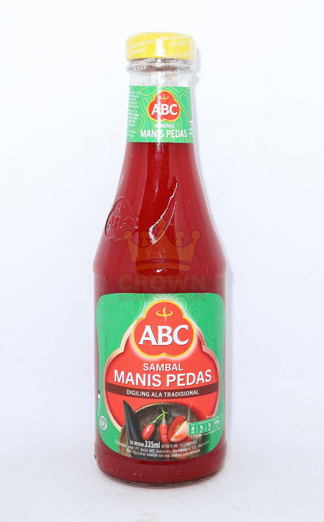 ABC Sambal Manis Pedas (Hot & Sweet Chili Sauce) 335ml - Crown Supermarket