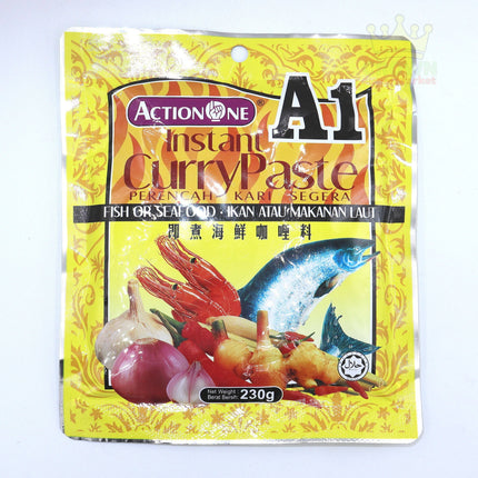 Action One Fish or Seafood Curry Paste 230g - Crown Supermarket
