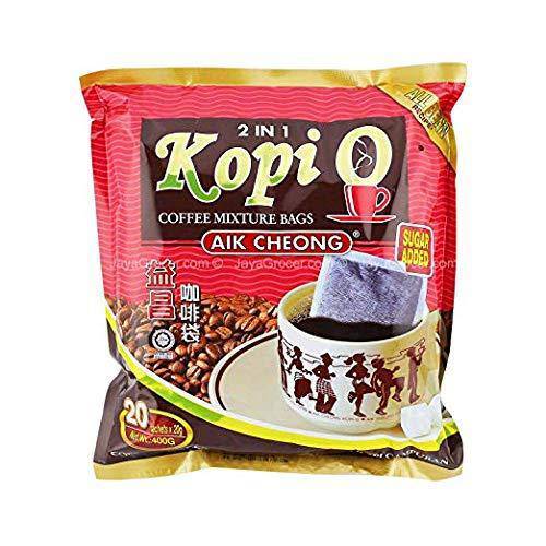 Aik Cheong Coffee Mixture Bag 2 in 1 Kopi O (Sugar Added) 400g - Crown Supermarket