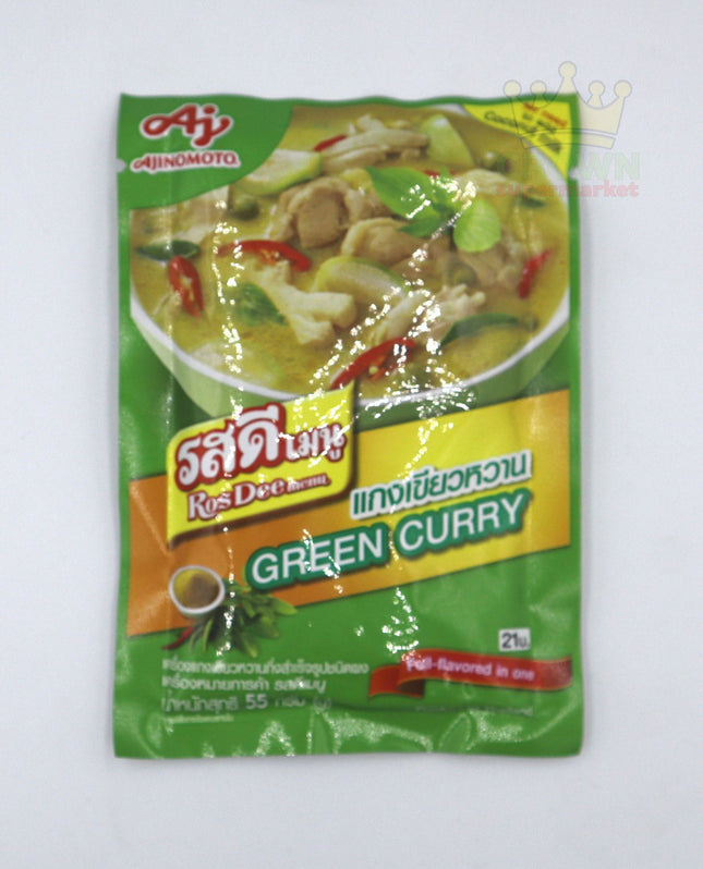 Ajinomoto RosDee Green Curry 55g - Crown Supermarket