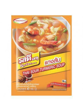 Ajinomoto Ros Dee Thai Sour Tumeric Soup 40g - Crown Supermarket