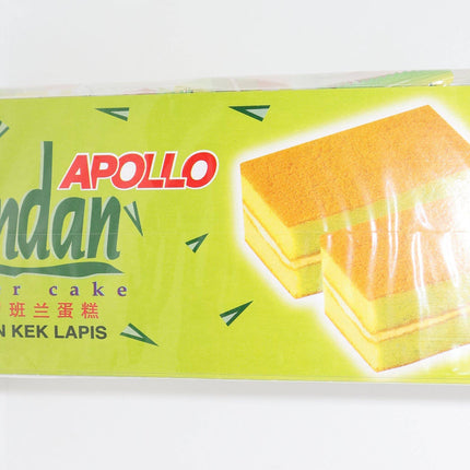 Apollo Pandan Layer Cake 24 x 18g - Crown Supermarket