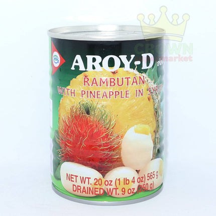 Aroy-D Rambutan with Pineapple in Syrup 565g - Crown Supermarket