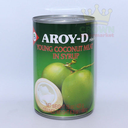 Aroy-D Young Coconut Meat in Syrup 425g - Crown Supermarket