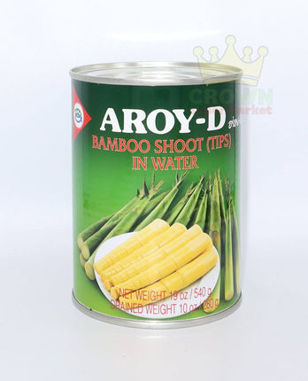 Aroy-D Bamboo Shoot (Tips) in Water 540g - Crown Supermarket