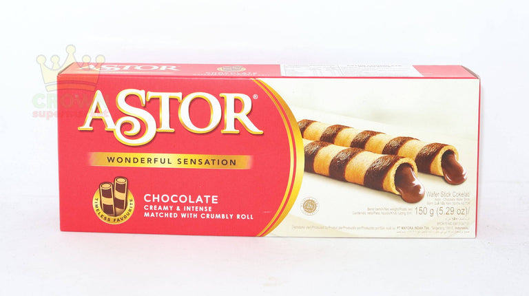 Astor Wafer Stick Chocolate 150g - Crown Supermarket