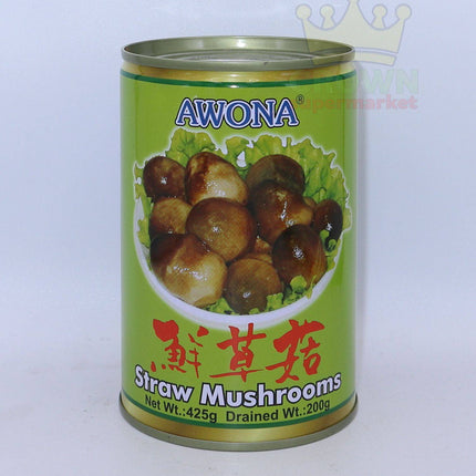 Awona Straw Mushroom (S) 425g - Crown Supermarket