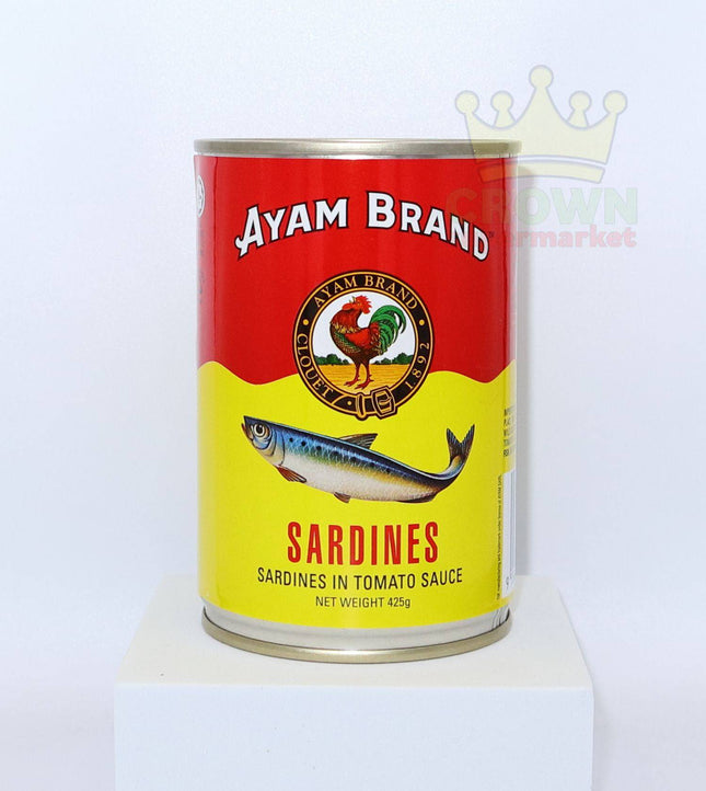 Ayam Sardines in Tomato Sauce 425g (Tall can) - Crown Supermarket