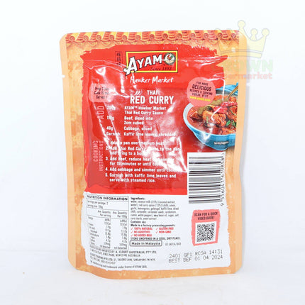 Ayam Thai Red Curry Sauce 200g - Crown Supermarket