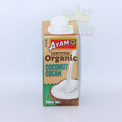 Ayam Organic Coconut Cream 200ml - Crown Supermarket