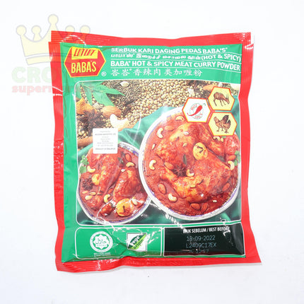 Baba's Hot & Spicy Meat Curry Powder 250g - Crown Supermarket
