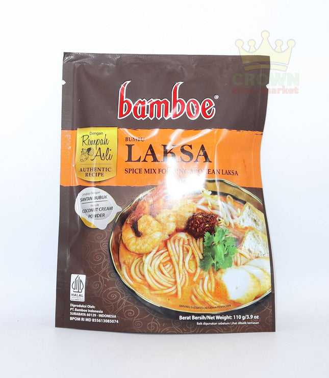 Bamboe Bumbu Laksa (Spice Mix for Singaporean Laksa) 110g - Crown Supermarket