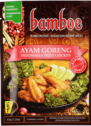 Bamboe Ayam Goreng (Indonesian Fried Chicken) 36g - Crown Supermarket