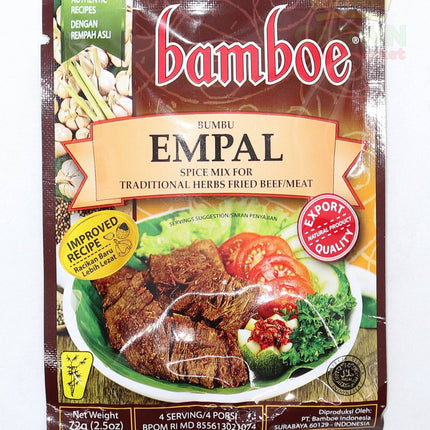 Bamboe Bumbu Empal (Traditional Herbs Fried Beef/Meat) 72g - Crown Supermarket