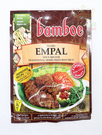 Bamboe Bumbu Empal (Traditional Herbs Fried Beef/Meat) 72g - Crown Supermarket