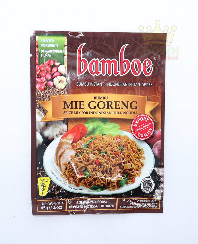 Bamboe Bumbu Mie Goreng (Indonesian Fried Noodle) 45g - Crown Supermarket