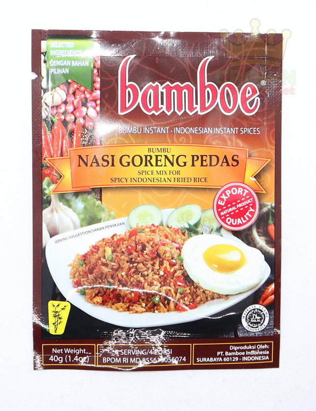 Bamboe Bumbu Nasi Goreng Pedas (Spicy Indonesian Fried Rice) 40g - Crown Supermarket