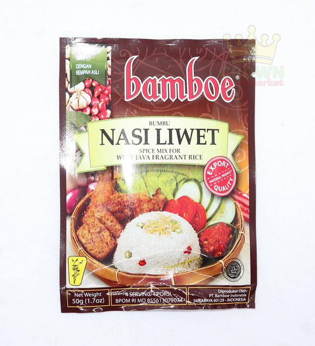 Bamboe Bumbu Nasi Liwet 50g - Crown Supermarket