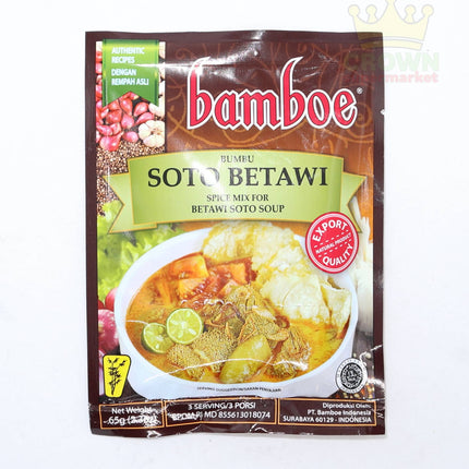 Bamboe Bumbu Soto Betawi 65g - Crown Supermarket