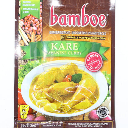 Bamboe Kare Javanese Curry 36g - Crown Supermarket