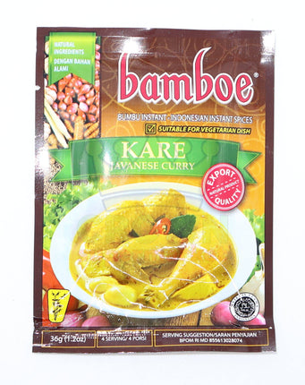 Bamboe Kare Javanese Curry 36g - Crown Supermarket