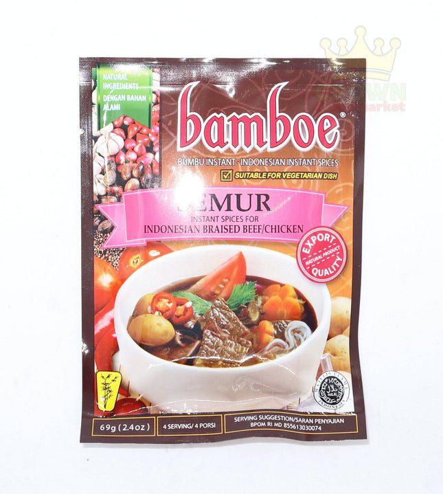 Bamboe Semur (Mix for Indonesian Braised Beef/Chicken) 69g - Crown Supermarket