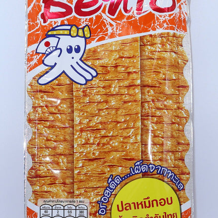 Bento Squid Seafood Snack Namprik Thai Original 18g - Crown Supermarket