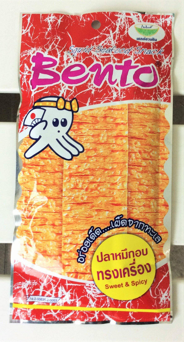 Bento Squid Seafood Snack Sweet & Spicy (Red) 24g - Crown Supermarket