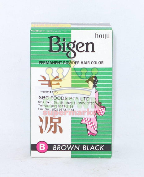 Bigen Powder Hair Dye - Brown Black - Crown Supermarket