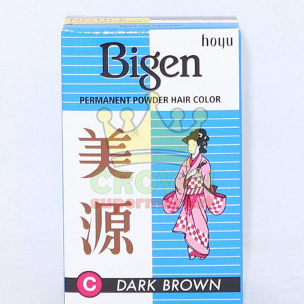 Bigen Powder Hair Dye - Dark Brown - Crown Supermarket