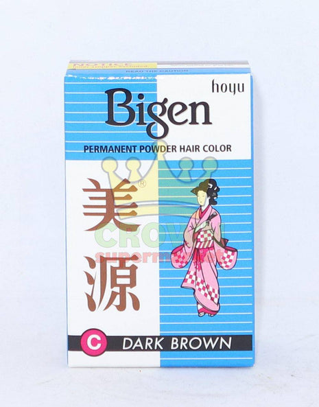 Bigen Powder Hair Dye - Dark Brown - Crown Supermarket