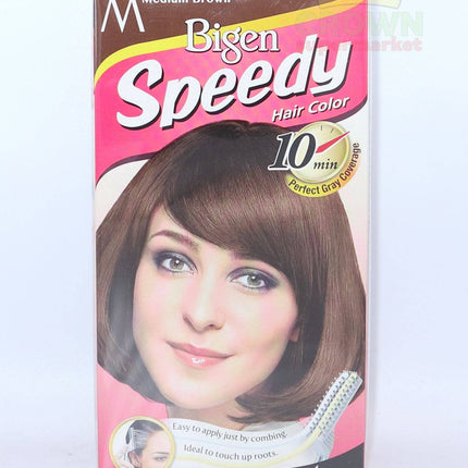 Bigen Speedy Hair Color Medium Brown (M) - Crown Supermarket