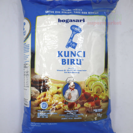 Bogasari Kunci Biru (Wheat Flour) 1KG - Crown Supermarket